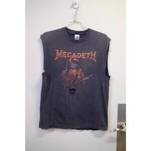 90s Alstyle Apparel Megadeath Album Cover Tank Top
